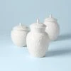 Lenox Opal Innocence Carved™ 3-piece Canister Set 2 Lenox Opal Innocence Carved™ 3-piece Canister Set
