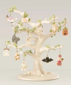 Lenox Trick Or Treat 12-Piece Ornament & Tree Set Ornament Trees