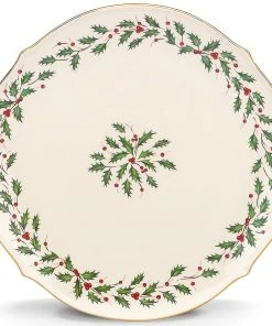 Lenox Holiday Round Serving Platter Dinnerware
