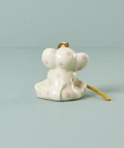 Lenox Baby's First Christmas Pink Elephant Ornament Personalized Ornaments