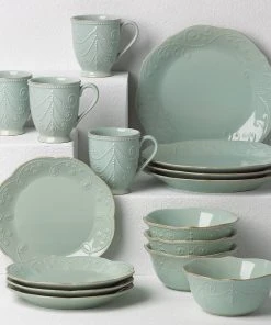 Lenox French Perle Ice Blue™ 16pc Dinnerware Set