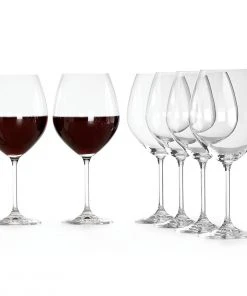 Lenox Drinkware Tuscany Classics Red Wine Glass Set, Buy 4 Get 6