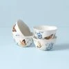Lenox Butterfly Meadow Blue 4-Piece Dessert Bowl Set Dinnerware