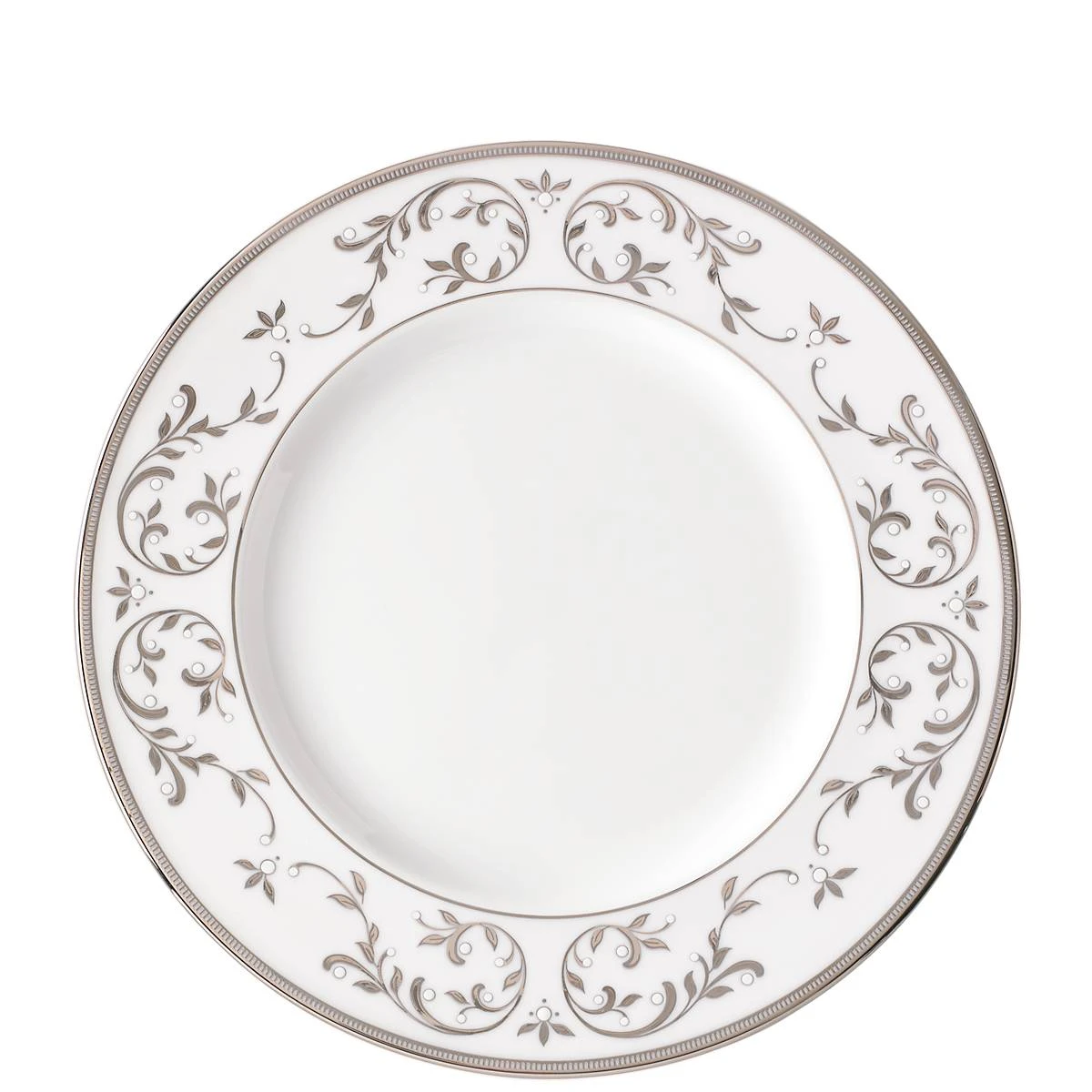 Lenox Opal Innocence Silver™ Platinum Accent Plate Dinnerware 3 Lenox Opal Innocence Silver™ Platinum Accent Plate Dinnerware