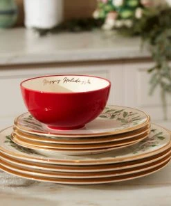 Lenox Holiday Salad Plate Set, Buy 3 Get 6 Dinnerware