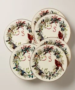 Lenox Winter Greetings 6-Piece Dinner Plate Set Dinnerware