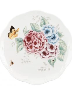 Lenox Dinnerware Butterfly Meadow Hydrangea® Accent Plate 3 Lenox Dinnerware Butterfly Meadow Hydrangea® Accent Plate