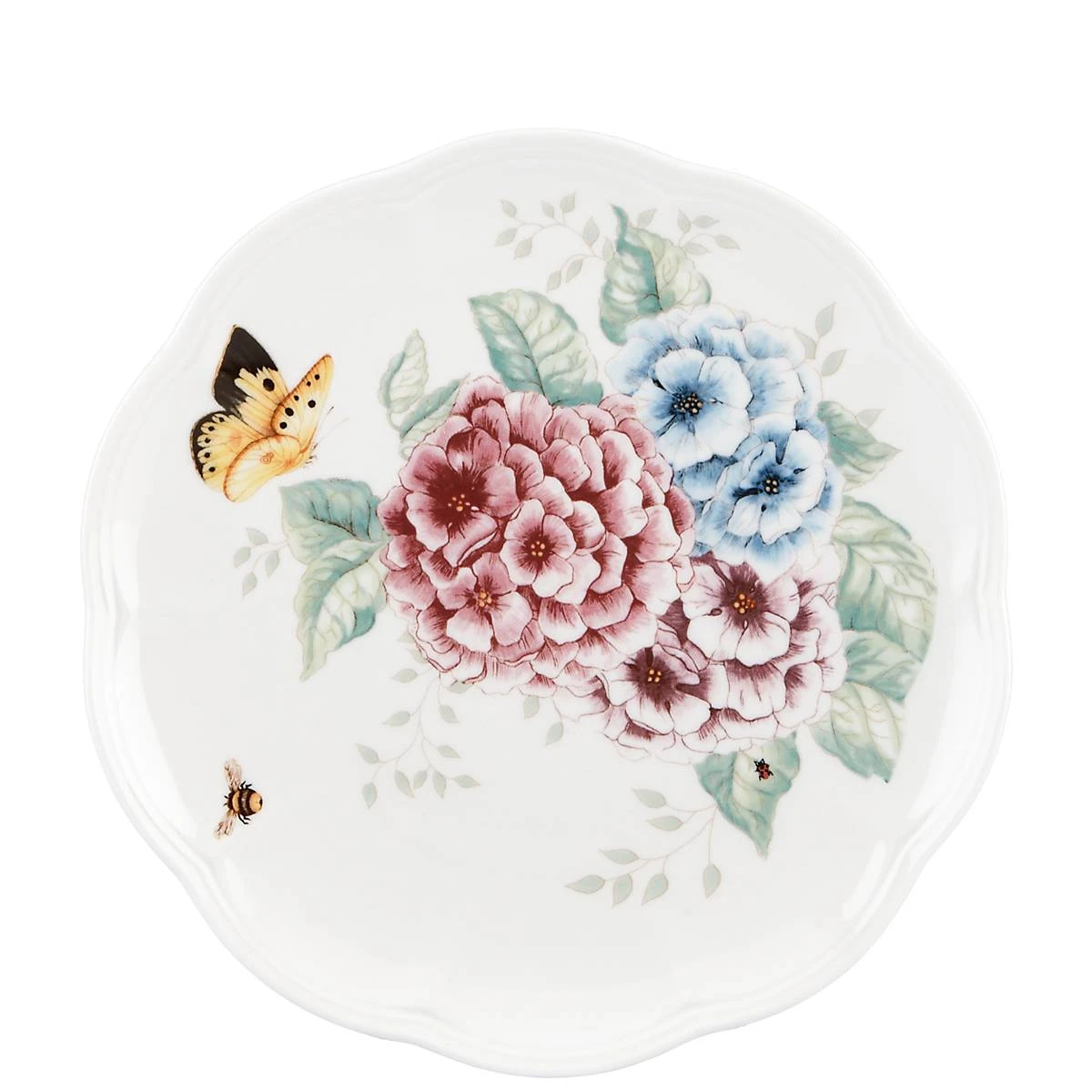 841006_wHR_f1d79180-c7e6-4c66-9f4d-ef33942694d0.jpg Lenox Dinnerware Butterfly Meadow Hydrangea® Accent Plate