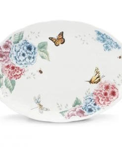 Lenox Butterfly Meadow Hydrangea® 16" Oval Platter Dinnerware