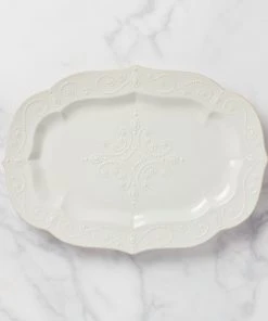 Lenox French Perle White™ 18.5" Serving Platter Dinnerware