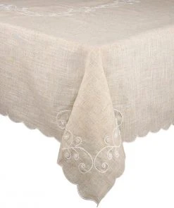 Lenox Table Linens French Perle 60" X 102" Tablecloth
