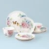 Lenox Dinnerware Butterfly Meadow Hydrangea 12pc Set 2 Lenox Dinnerware Butterfly Meadow Hydrangea 12pc Set