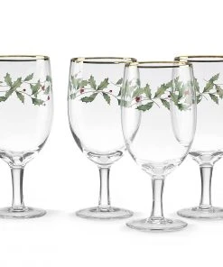 Lenox Holiday™ 4-piece Iced Beverage Glass Set