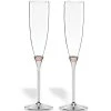 Kate Spade Rosy Glow™ 2-piece Champagne Flute Set