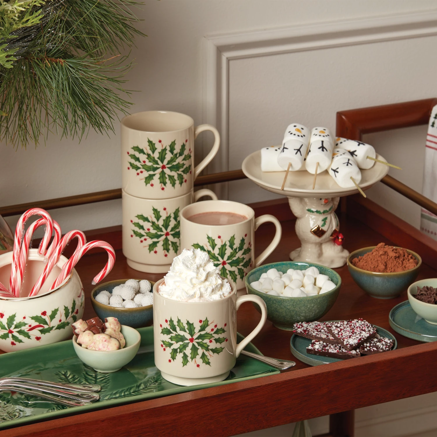 853763_w11.jpg Lenox Hosting The Holidays™ 4pc Stackable Mug Set Dinnerware
