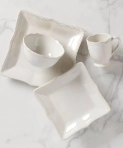 Lenox French Perle Bead Square Place Setting Dinnerware