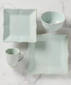Lenox French Perle Bead Square Place Setting Dinnerware