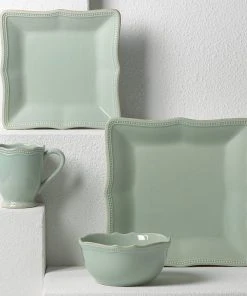 Lenox French Perle Bead Square Place Setting Dinnerware