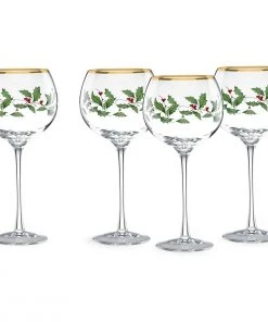 Lenox Holiday 4-Piece Wine Glass Set