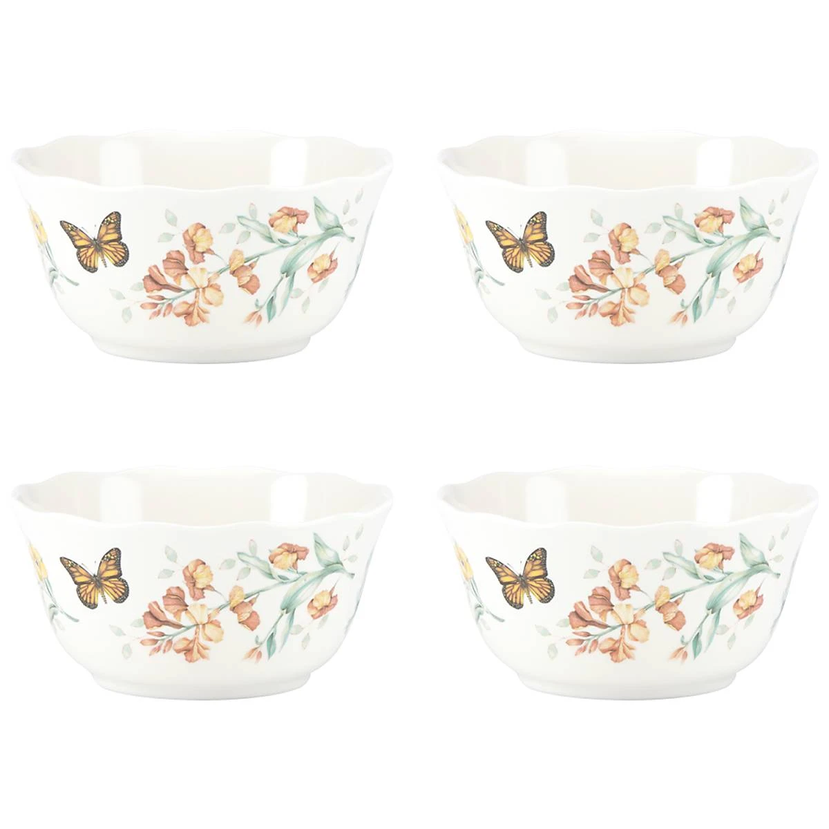856406_wHR_6fa64e68-a806-4e56-8536-278b843dcece.jpg Lenox Dinnerware Butterfly Meadow Melamine 4-Piece Bowl Set