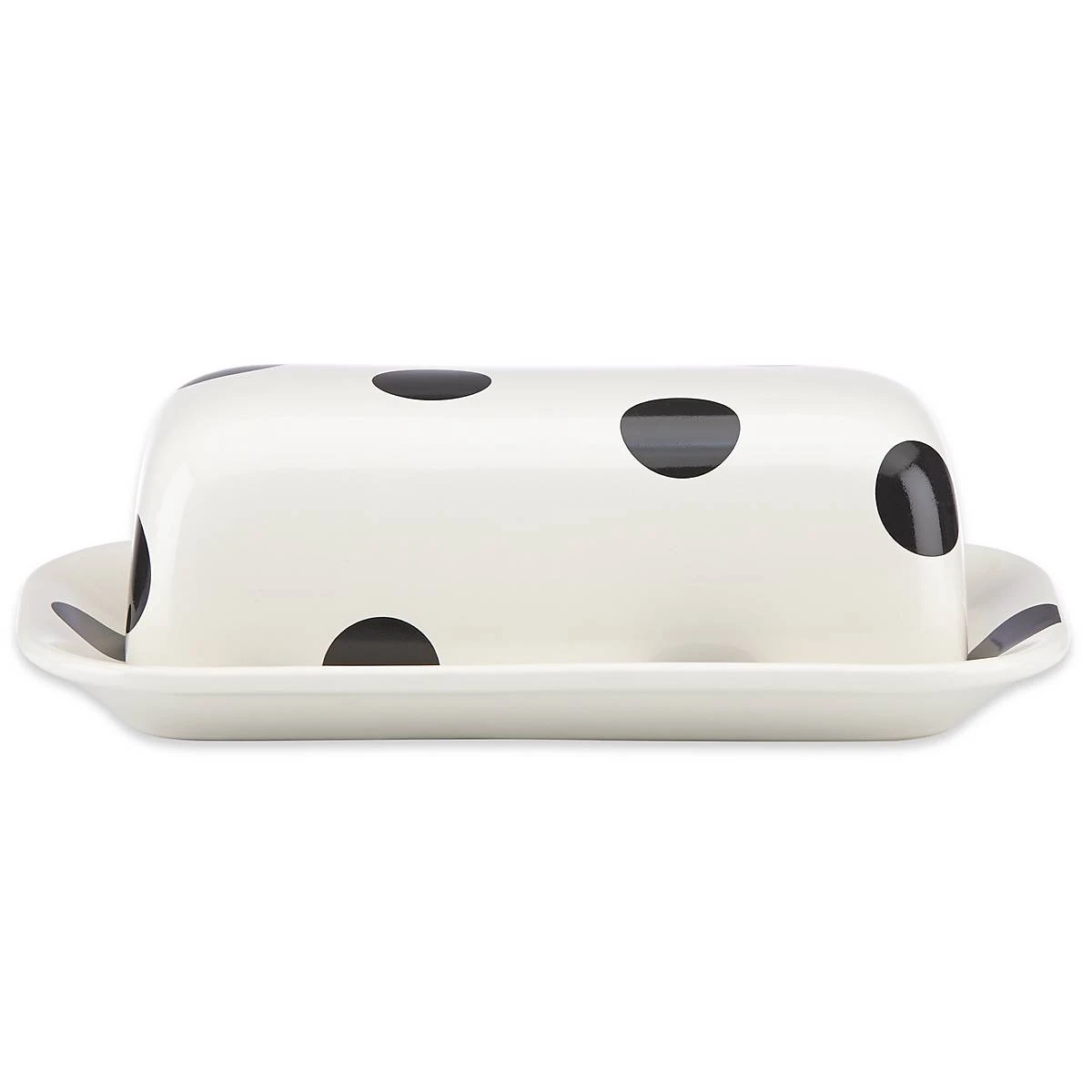 Kate Spade Deco Dot™ Covered Butter Dish 3 Kate Spade Deco Dot™ Covered Butter Dish
