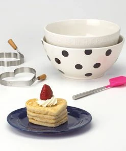 Kate Spade Deco Dot™ 2-piece Mixing Bowl Set Dinnerware 4 Kate Spade Deco Dot™ 2-piece Mixing Bowl Set Dinnerware