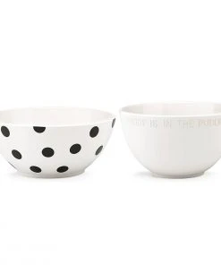 Kate Spade Deco Dotâ„¢ 2-piece Mixing Bowl Set Dinnerware