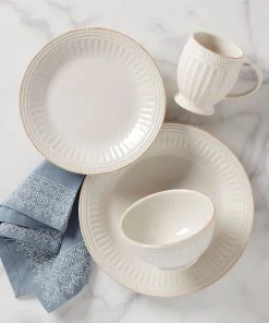 Lenox French Perle Groove 4-piece Place Setting Dinnerware