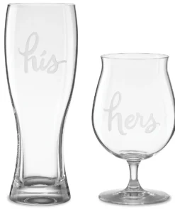 Kate Spade Drinkware Two Of A Kind™ 2pc "His And Hers" Beer Mugs