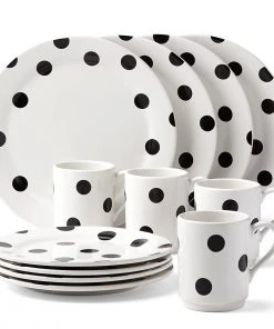 Kate Spade Deco Dot™ 12-piece Dinnerware Set