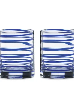 Kate Spade Charlotte Street Double Old Fashioned Glass Set
