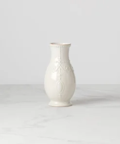 Lenox French Perle 8" Fluted Vase