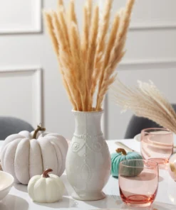 Lenox French Perle 8" Fluted Vase