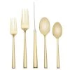 Kate Spade Malmo Gold 5-Piece Flatware Set 1 Kate Spade Malmo Gold 5-Piece Flatware Set