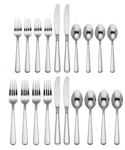 Lenox Pearl Platinum 20-Piece Flatware Set