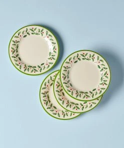 Lenox Dinnerware Holiday™ 4-piece Melamine Accent Plate Set