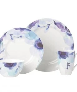 Lenox Dinnerware Indigo Watercolor 4-piece Place Setting 12 Lenox Dinnerware Indigo Watercolor 4-piece Place Setting