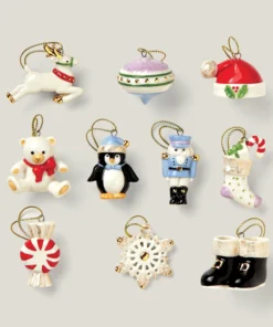 Lenox Ornament Trees Christmas Memories 10-Piece Ornament Set