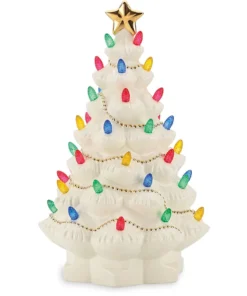 Lenox Décor Treasured Traditions Ivory Light-Up Tree Figurine 7 Lenox Décor Treasured Traditions Ivory Light-Up Tree Figurine