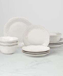 Lenox French Perle White™ 12-piece Dinnerware Set