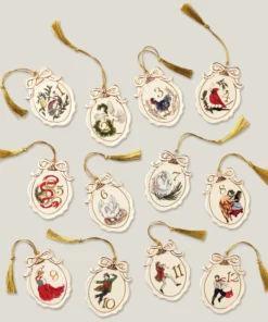 Lenox Twelve Days Of Christmas 12-piece Ornament Set Ornament Trees