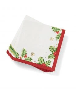 Lenox Treasured Traditions Lunch & Dinner Napkins Table Linens