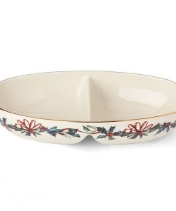 Lenox Dinnerware Winter Greetings Divided Bowl