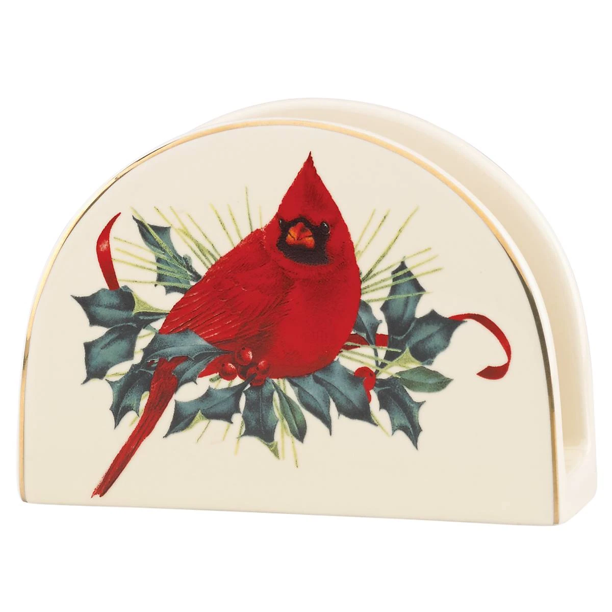 870604_wHR.jpg Lenox Winter Greetings Napkin Holder Dinnerware