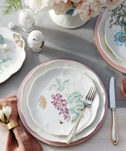 Lenox Butterfly Meadow Turquoise 12-pc Dinnerware Set