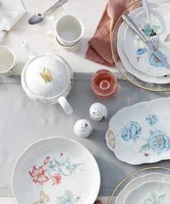 Lenox Butterfly Meadow Turquoise 12-pc Dinnerware Set
