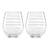 Kate Spade Charlotte Street 2-Piece Stemless Wine Glass Set