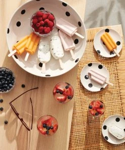 Kate Spade Dinnerware Deco Dot™ 4-piece Tidbit Plate Set 7 Kate Spade Dinnerware Deco Dot™ 4-piece Tidbit Plate Set