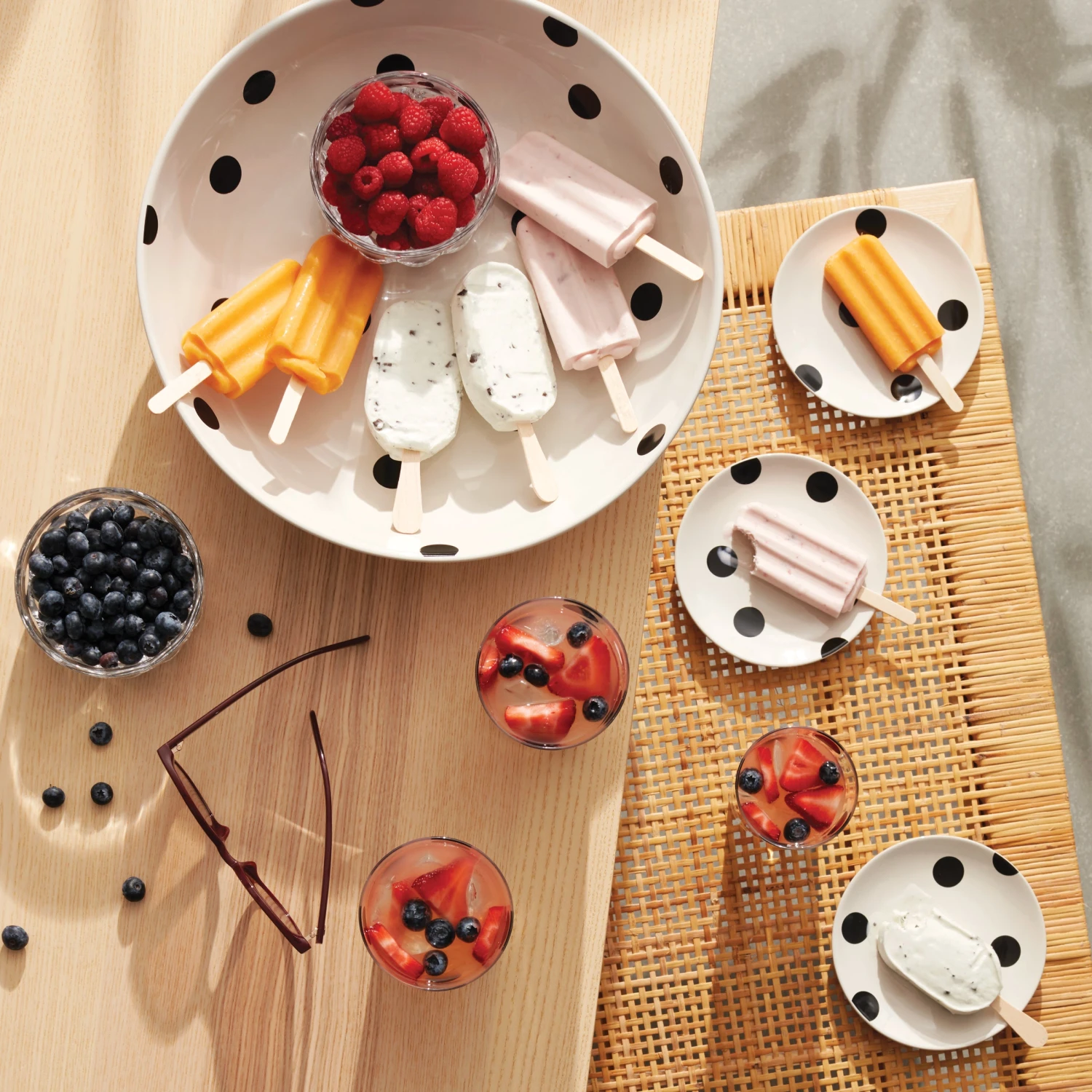 Kate Spade Dinnerware Deco Dot™ 4-piece Tidbit Plate Set 5 Kate Spade Dinnerware Deco Dot™ 4-piece Tidbit Plate Set