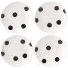 Kate Spade Dinnerware Deco Dot™ 4-piece Tidbit Plate Set